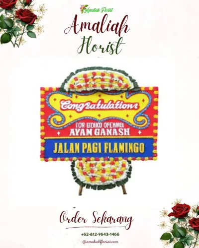 Bunga Papan Congratulation di Simpang Iv Sipin